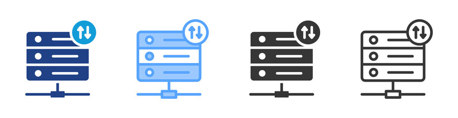 Aufkleber - Server icon set multiple style collection