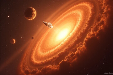 sun and planet