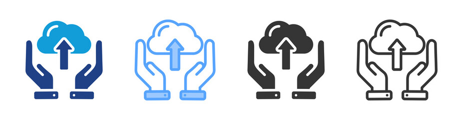 Fototapete - Crm icon set multiple style collection