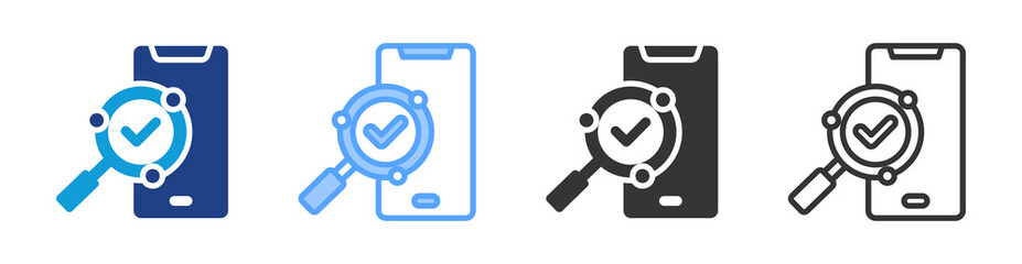 Aufkleber - Correction icon set multiple style collection