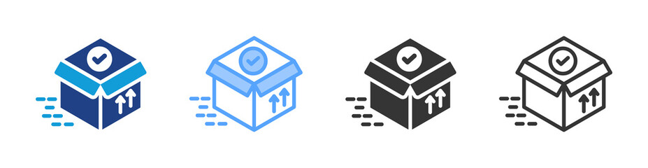Poster - Product Release icon set multiple style collection