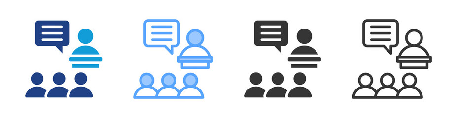Aufkleber - General Public icon set multiple style collection