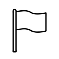 Poster - Download outline flag icon vector illustration for web design and mobile app development use case
