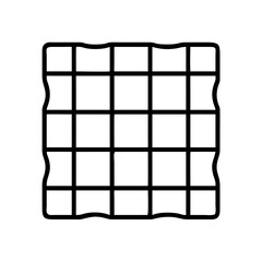 Poster - Black grid pattern illustration for graphic design projects and creative visual content needs online now
