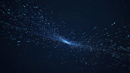 abstract blue background with particles