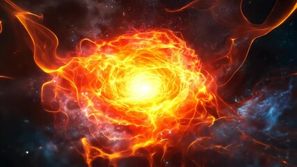 Wall Mural - Galaxy with central star