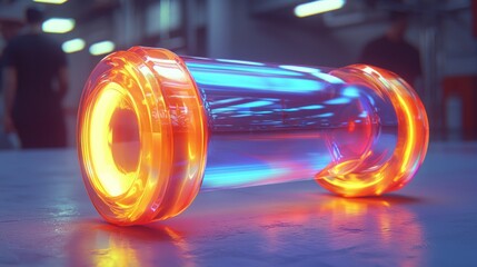 Poster - Glowing Neon Energy Capsule