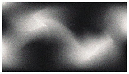 Leinwandbilder - Abstract monochrome image featuring soft gradients and blurred shapes creating a dreamlike atmosphere