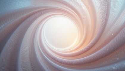 Poster - Whirling soft textures abstract digital space visual art smooth environment close-up perspective concept of motion and flow