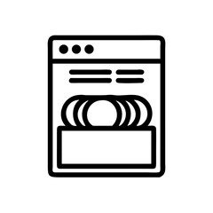Poster - Illustration of a website design with coins stack and menu bars for financial services use