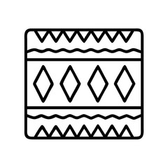 Poster - Discover unique geometric pattern design element for textile and fabric design projects online now today