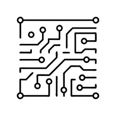 Poster - Circuit board technology electronic engineering motherboard computer science system network design chip cpu hardware design
