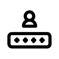 Poster - Secure login password account access authentication security protection privacy personal information