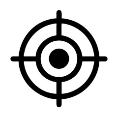 Poster - Target icon target symbol aim bullseye focus dartboard accuracy precision goal achievement targetting