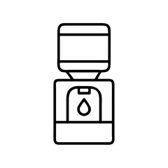 Poster - Isolated water cooler dispenser icon vector illustration for office and home use design