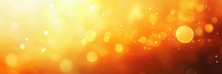 Poster - A vibrant background of golden hues and soft bokeh effects, creating a warm and inviting atmosphere.