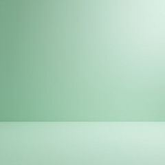 Poster - serene mint green background creates calming atmosphere, perfect for various creative projects