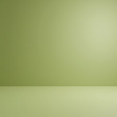 Poster - smooth, light green wall and floor create serene and calming atmosphere, perfect for various design projects