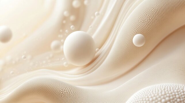 abstract background with soft ecru tones dotted design and eggshell paper texture