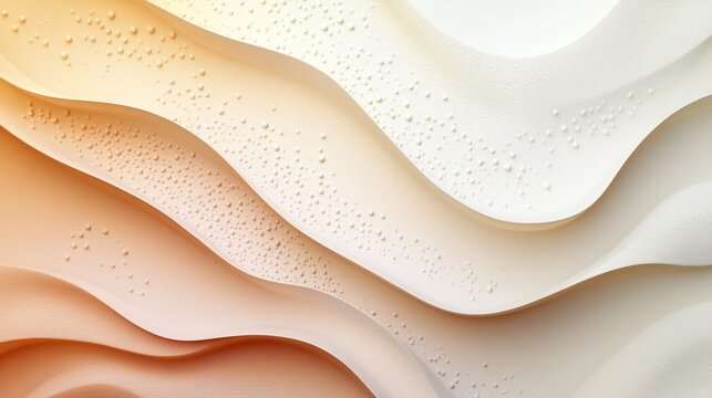 abstract background with soft ecru tones dotted design and eggshell paper texture