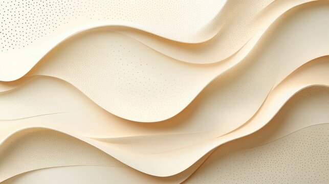 abstract background with soft ecru tones dotted design and eggshell paper texture