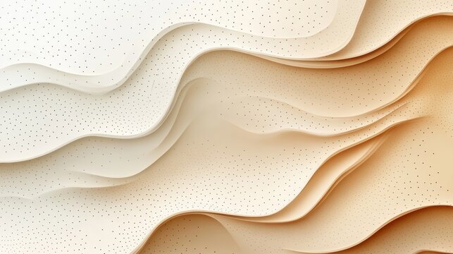 abstract background with soft ecru tones dotted design and eggshell paper texture