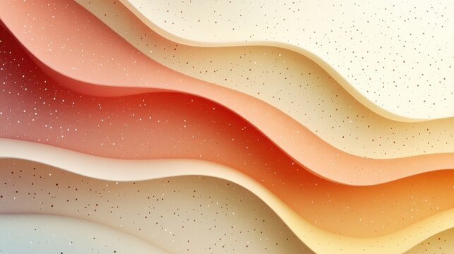 abstract background with soft ecru tones dotted design and eggshell paper texture