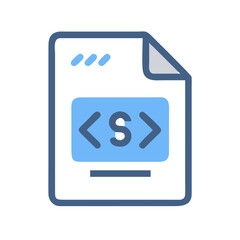 Aufkleber - CSS File Icon Representing Stylesheet Design and Web Page Styling