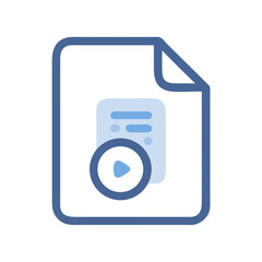 Poster - MP3 File Icon Representing Digital Audio Format and Compressed Music File