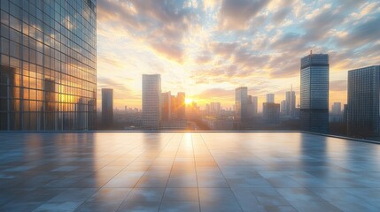 Wall Mural - view from above of clouds and horizon with a bright sun and stars visible in the dark sky above the 