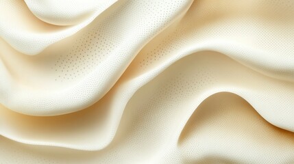 Poster - abstract background with soft ecru tones dotted design and eggshell paper texture
