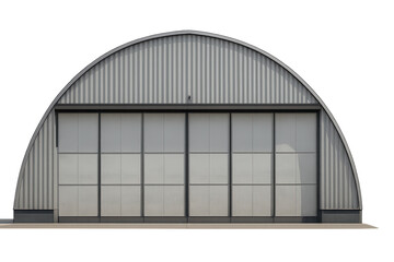 Poster - Simple Hangar Cutout Art for Stylized Design Projects