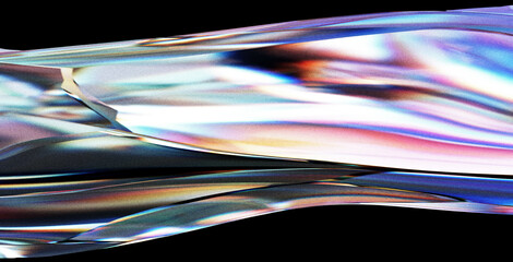 Poster - 4k beautiful color gradient background with noise. abstract pastel holographic blurred grainy gradie