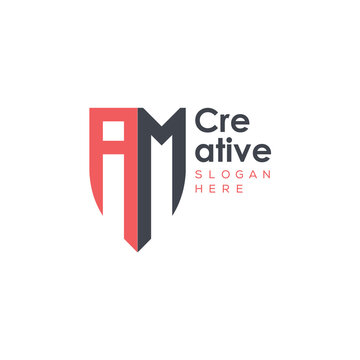 initial monogram letter logo with creative design.