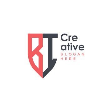 initial monogram letter logo with creative design.