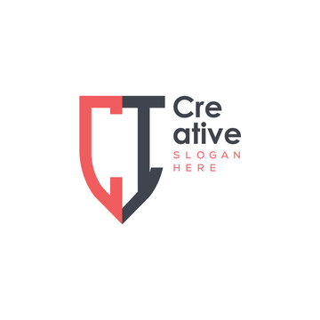 initial monogram letter logo with creative design.