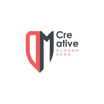 initial monogram letter logo with creative design.