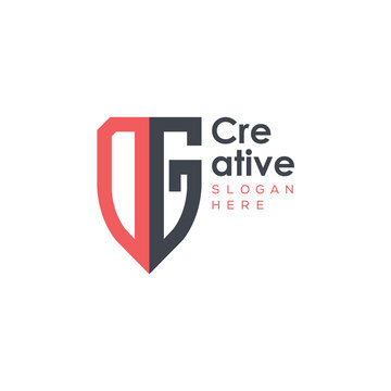 initial monogram letter logo with creative design.