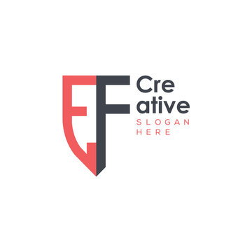 initial monogram letter logo with creative design.