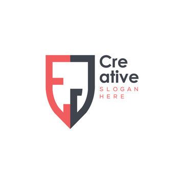 initial monogram letter logo with creative design.