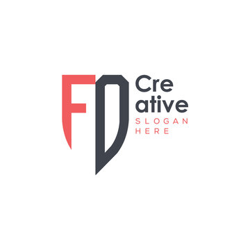 initial monogram letter logo with creative design.