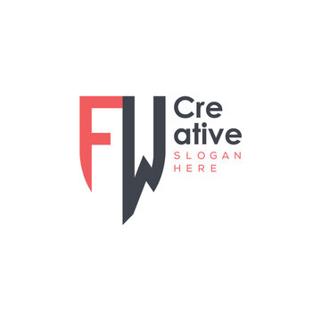 initial monogram letter logo with creative design.