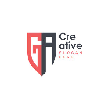 initial monogram letter logo with creative design.