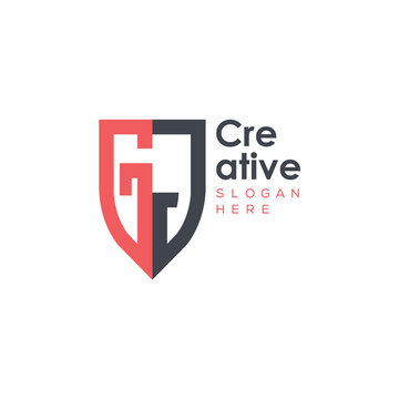 initial monogram letter logo with creative design.