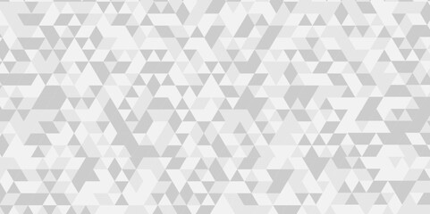 Fototapete - 	
Vector white and gray polygon Mosaic triangle overlap texture background. white and gray overlapping cube square low polygon texture wallpaper. abstract surface creative diamond pattern corporate.