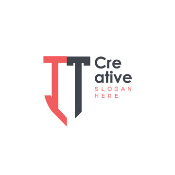 initial monogram letter logo with creative design.