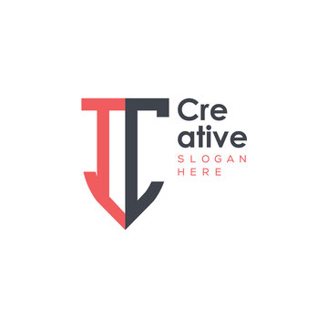initial monogram letter logo with creative design.