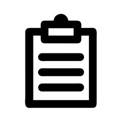 Poster - Clipboard checklist task list icon document paper report form survey questionnaire notes to do list