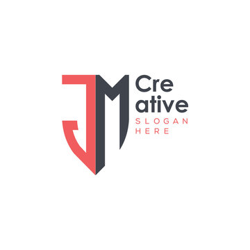 initial monogram letter logo with creative design.