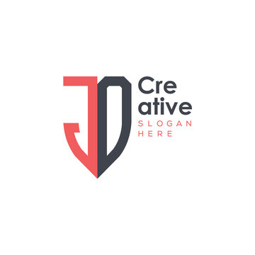 initial monogram letter logo with creative design.